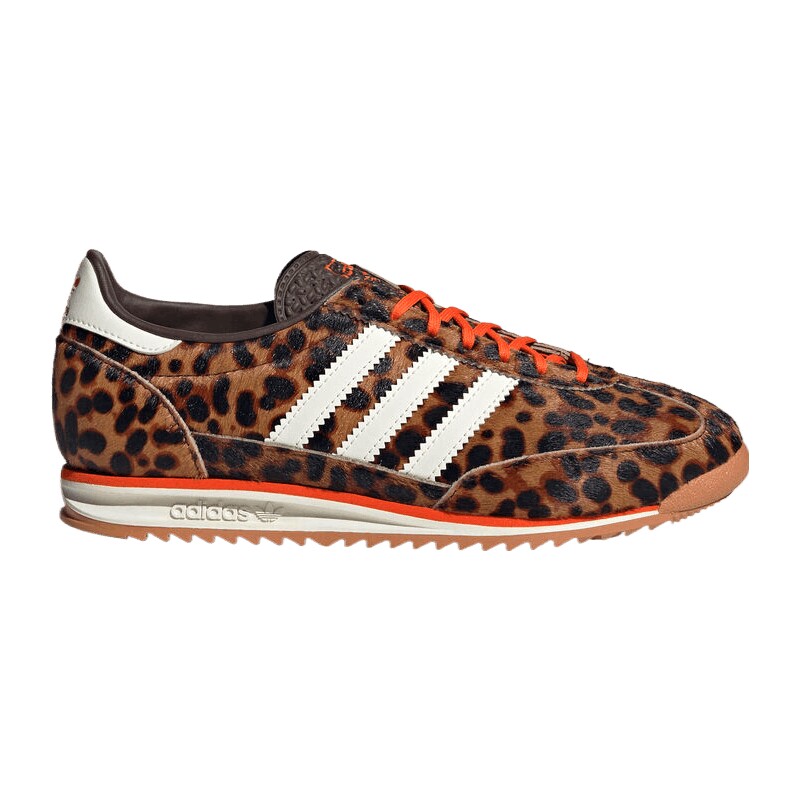 adidas阿迪达斯三叶草男女SL 72 OG豹纹运动鞋休闲鞋JI0189