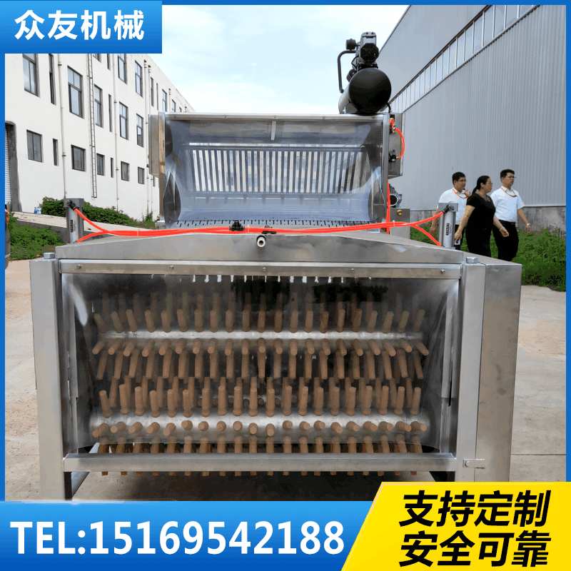 家禽脱毛机 大型鸡鸭鹅屠宰脱毛机 立式烫脱一体机流水线脱毛机1