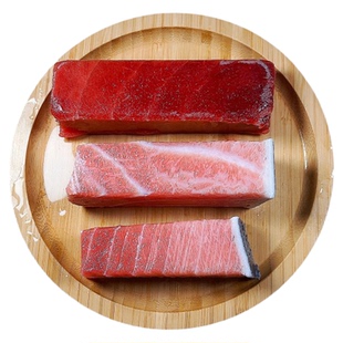 奢味生鱼片蓝旗金枪鱼大腹中腹天身组合400克地中海产超低温刺身