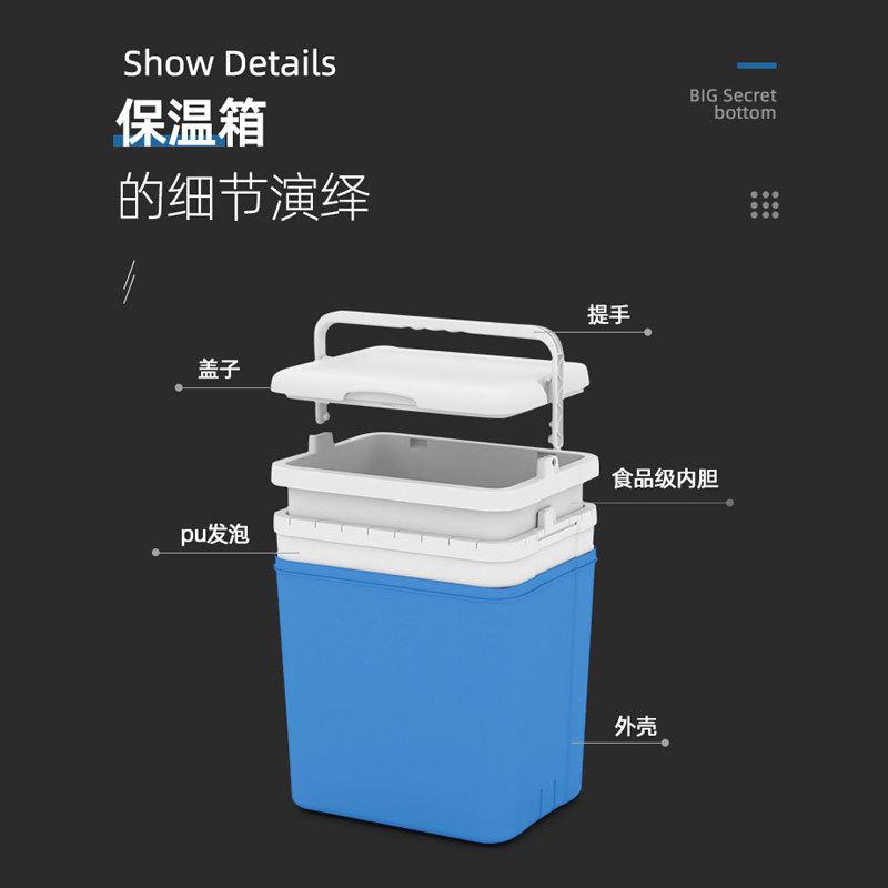 冰大师保温箱冷藏箱便携式车载商用摆摊冰袋户外冰箱钓鱼保鲜冰桶