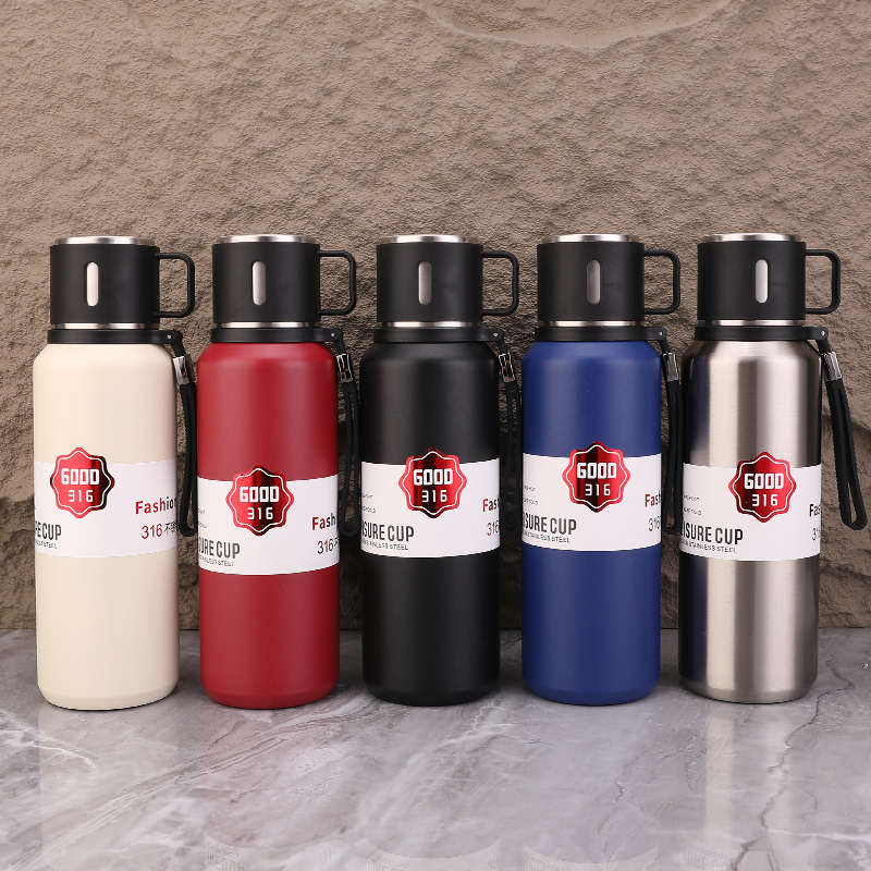 大容量316不锈钢保温杯高档水壶男款学生便携户外泡茶杯子1000ml