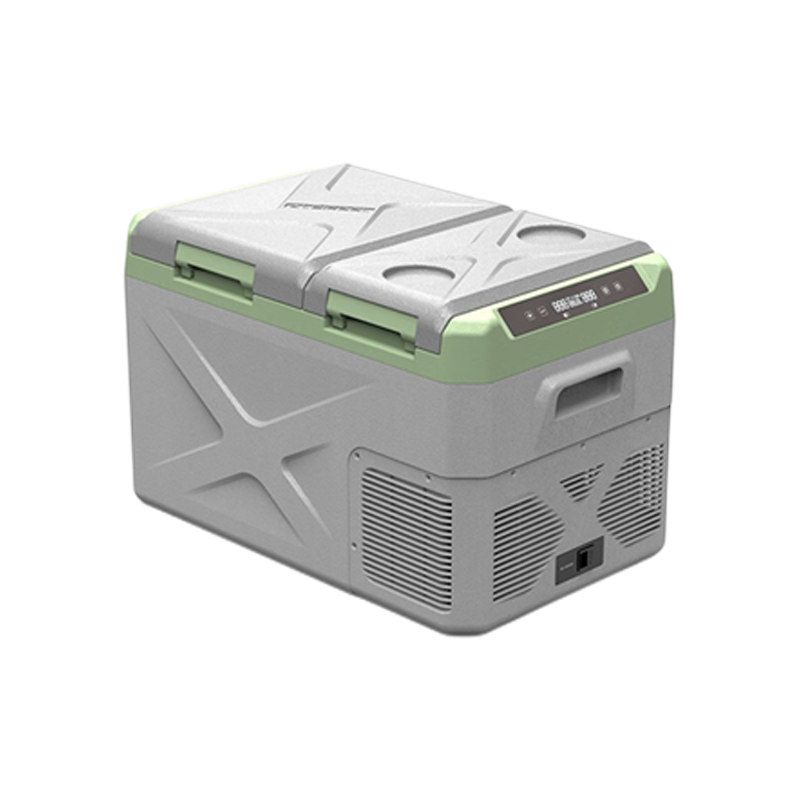 冰虎车载冰箱压缩机制冷双开门冷冻冷藏12V24V220V车家两用小冰柜