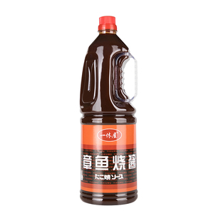 一休屋章鱼烧酱1.8L章鱼小丸子酱日式照烧汁商用大阪沙司2.1kg