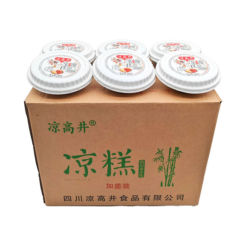 凉高井凉糕240g*36盒喊红糖整箱