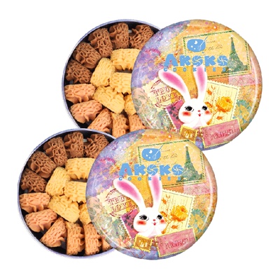 AKOKO进口黄油曲奇饼干230g×2盒