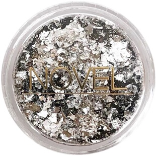 日本NOVEL超薄美甲亮片贴片云锦粉雪绒粉乱切指甲亮片美甲饰品1