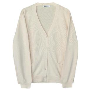 阿车家的大码jk制服毛衣正版学院风长袖针织衫开衫基础款外套女