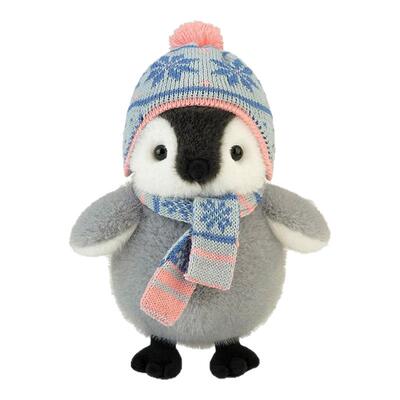 雪花帽子小企鹅玩偶公仔毛绒玩具安抚娃娃女生生日礼物送女友情侣