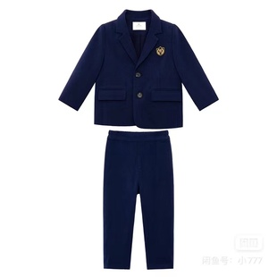 儿童童装日系儿童学院风西装套装男童帅气潮装JK高校制服系