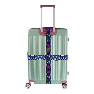 行李箱绑带十字打包带绑带海关托运出国行李箱密码锁加固密码绑带