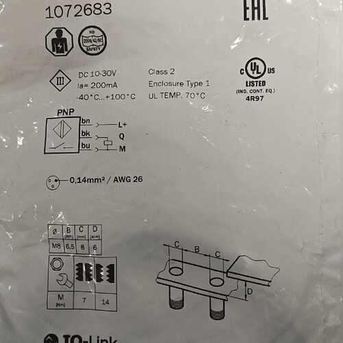 询价-西克接近开关IMB08-02BPSVU2S，订货号10726