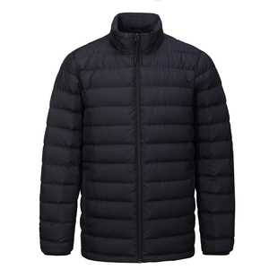 ICEFJORD冰湾 |绒铠| 800蓬男冬轻量立领白鹅绒服排骨保暖羽绒服