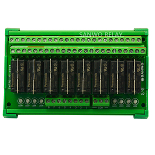 8路松下Panasonic继电器模组模块 TKG2R-2C-K824 JW2SN-DC12V/24
