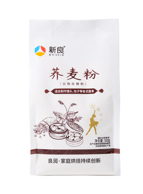 新良纯荞麦粉500g杂粮馒头面粉