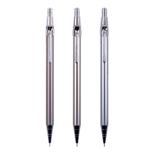 晨光重手感自动铅笔不断芯小学生专用0.7高颜值0.5少女2b绘图绘画儿童二年级三年级低重心金属2比活动自动笔