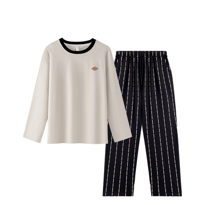 Dickies睡衣女款2025新款冬高级感纯棉男士家居服可外穿情侣套装