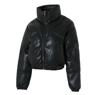 安德玛UA外套女装2025冬季新款女士夹克运动服短款羽绒服6006436