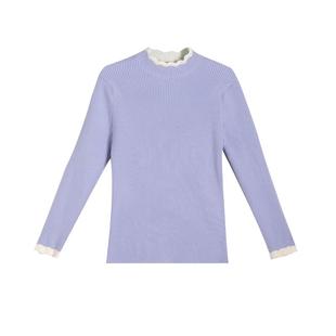 胖女童小高领毛衣针织衫秋冬装女孩加肥加大码宽松保暖打底线衣服