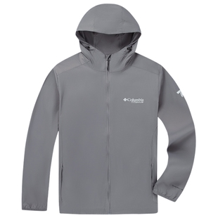 哥伦比亚男子钛金系列UPF50防晒衣皮肤衣拒水外套WE2383