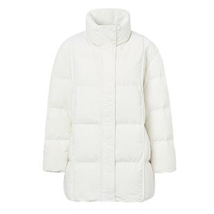 恩瑞妮白色羽绒服女款冬季高级感202新款专柜同款百搭气质外套
