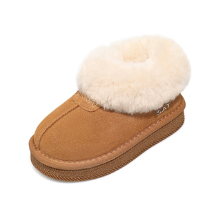 星期六童鞋儿童雪地靴2025冬季新款加绒加厚软底防滑女童保暖棉靴