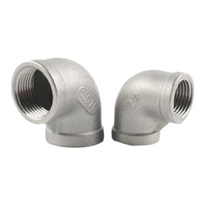 90度弯头ZGPTNPT蜡膜精密铸造