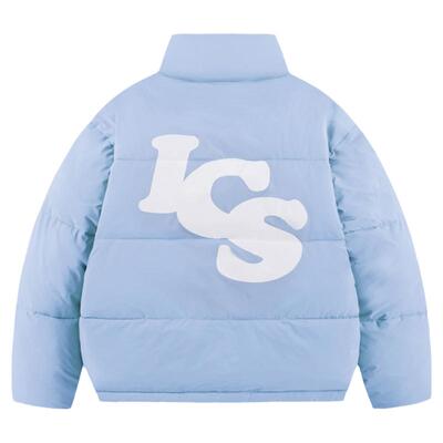 ICONSLAB马卡龙色胶印LOGO棉服