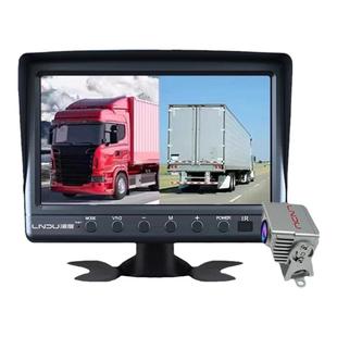 凌度货车行车记录仪前后双摄高清夜视倒车影像停车监控12V24V一体