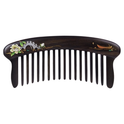 谭木匠镶齿漆艺护发按摩