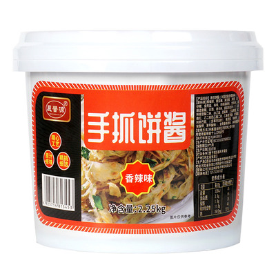香辣手抓饼酱专用酱料商用鸡蛋灌饼配酱卷饼配料大桶甜面酱甜辣酱