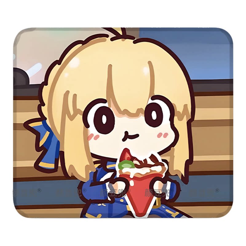 FATE吾王FGO SABER阿尔托莉 鼠标垫 键盘垫 办公电竞桌垫防滑加厚