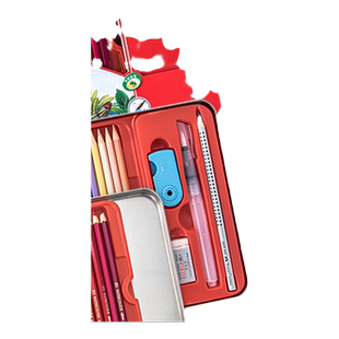 德国辉柏嘉72色油性彩铅36色48色100红辉水溶彩铅笔城堡款彩色铅笔手绘专业学生用水溶性画笔套装初学者绘画