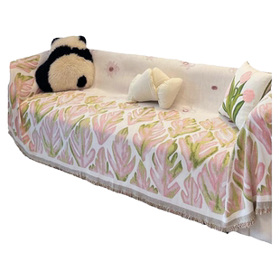 2026新款沙发盖布雪尼尔四季通用ins沙发巾一整张全盖巾沙发套罩