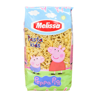 进口麦丽莎粉红小猪海绵宝宝小黄人儿童意面家用面意大利面通心粉
