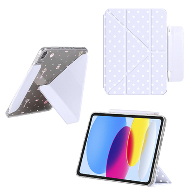 兴菲彩绘iPad保护壳波点猫咪系列