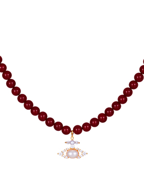 孤雁西太后土星珍珠项链女