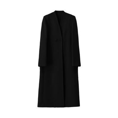 小鱼儿时尚百搭长款大衣外套