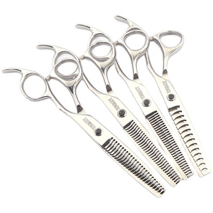 托尼盖专业发型师理发剪刀美发牙剪刀平剪无痕鹿角鱼骨齿打薄套装