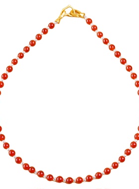 【普陀山正品】天然红玛瑙手链