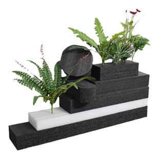 花泥块假花仿真花鲜花固定神器瀑布珍珠棉插画花道泡沫板插花底座