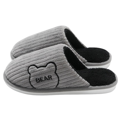 棉拖鞋男士秋冬季2024新款