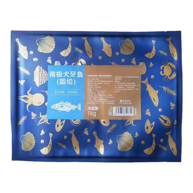 原切南极犬牙鱼扒 1kg(银鳕鱼)深海捕捞犬牙鱼高蛋白