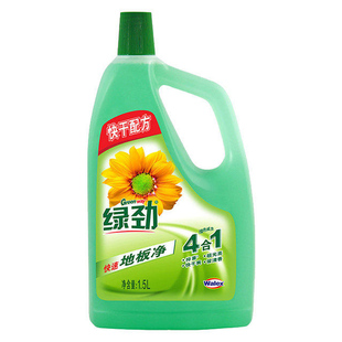 绿劲地板净家用拖地液水洗擦地板清洁剂木地板瓷砖强力去污清香型