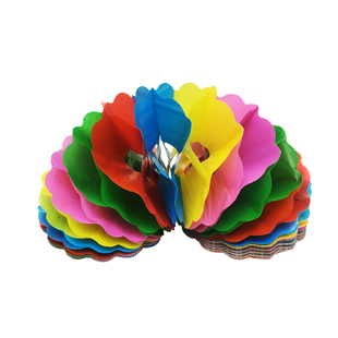 包邮 空手出花 彩色大号拉花 压缩拉花 舞台魔术道具 玩具配件