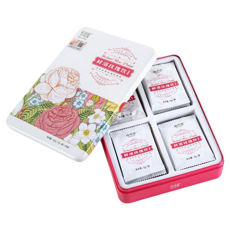 云南高原重瓣玫瑰鲜花萃取饮品