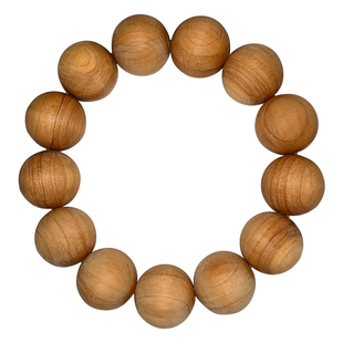 1.8扁柏文玩香木佛珠手串天然高油柏木老料念珠手链崖柏兄弟料