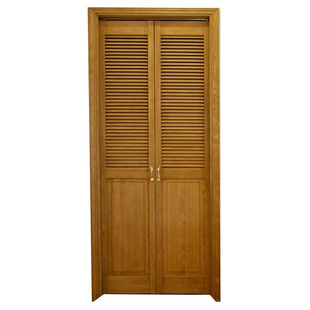 百叶门折叠门定制衣柜柜门透气鞋柜门厨房卧室遮光透气百叶门定做