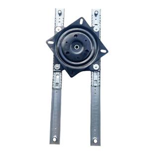 旋转岛台滑轨伸拉中岛台导轨平移拉伸加长餐桌推拉餐桌伸缩滑轨