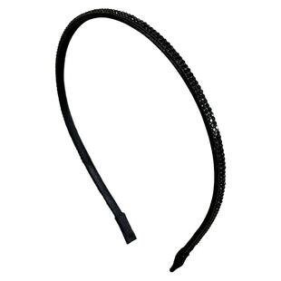 2025新款细款黑色水钻发箍女头箍压发卡发捆头饰发旅气质发窟头窟