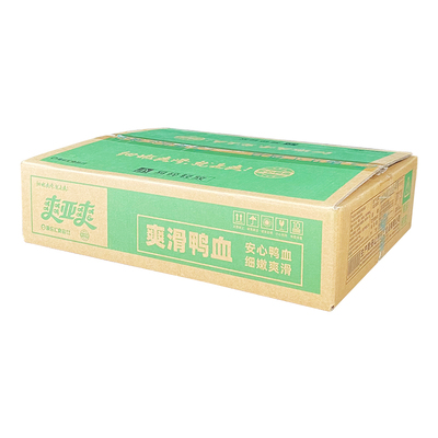 爽亚爽爽滑鸭血300g*20盒商用